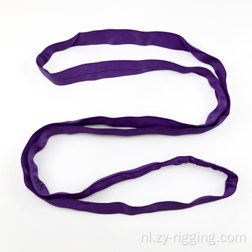 30t polyester ronde buisvormige singels sling voor tillen